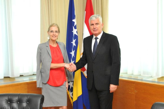 Zamjenik predsjedavajućeg Doma naroda dr. Dragan Čović primio ambasadoricu Republike Austrije u BiH
